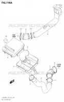 CONDUIT D'ADMISSION CARTER COURROIE pour Suzuki KINGQUAD 400 2021