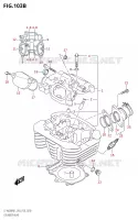 CULASSE pour Suzuki KINGQUAD 400 2021