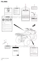 ETIQUETTE) pour Suzuki KINGQUAD 400 2021