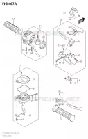 LEVIERS   POIGNEES pour Suzuki KINGQUAD 400 2021