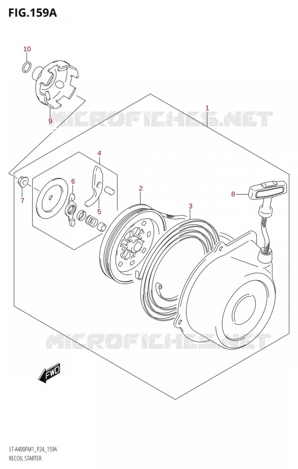 LANCEUR Suzuki QUAD 400 KINGQUAD 2021  LT-A400F M1 (P24)