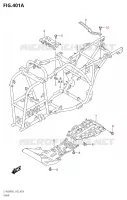 CADRE pour Suzuki KINGQUAD 400 2021