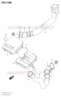 CONDUIT D'ADMISSION CARTER COURROIE pour Suzuki KINGQUAD 400 2021
