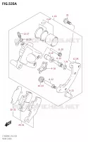 ETRIER DE FREIN AVANT pour Suzuki KINGQUAD 400 2021