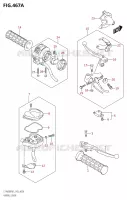 LEVIERS   POIGNEES pour Suzuki KINGQUAD 400 2021