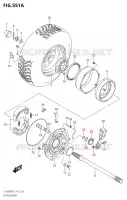 ROUE ARRIERE DROITE pour Suzuki KINGQUAD 400 2021