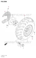 ROUE AVANT pour Suzuki KINGQUAD 400 2021