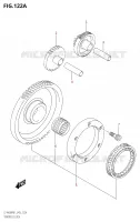 ROUE LIBRE DE DEMARREUR pour Suzuki KINGQUAD 400 2021