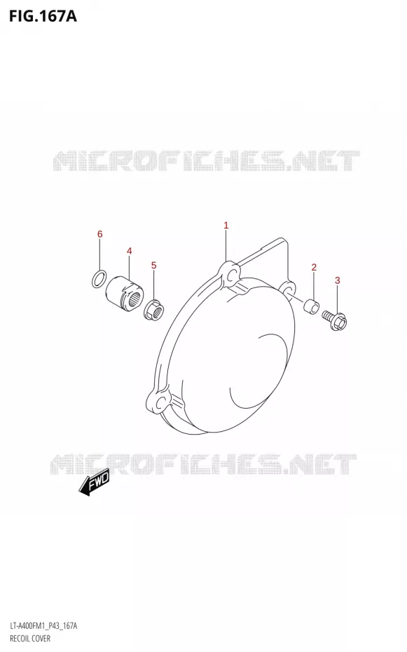 CARTER ALLUMAGE Suzuki QUAD 400 KINGQUAD 2021  LT-A400F M1 (P43)