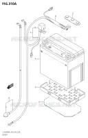 BATTERIE pour Suzuki KINGQUAD 400 2021