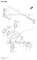 BIELLETTES DE DIRECTION   MOYEU pour Suzuki KINGQUAD 400 2021
