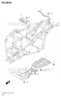 CADRE pour Suzuki KINGQUAD 400 2021