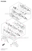 CARDAN AVANT pour Suzuki KINGQUAD 400 2021