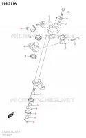 COLONNE DE DIRECTION pour Suzuki KINGQUAD 400 2021
