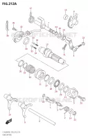 ENSEMBLE DE SELECTION DE VITESSES pour Suzuki KINGQUAD 400 2021