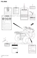 ETIQUETTE) pour Suzuki KINGQUAD 400 2021