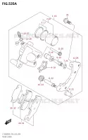ETRIER DE FREIN AVANT pour Suzuki KINGQUAD 400 2021