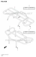 PORTE PAQUET pour Suzuki KINGQUAD 400 2021