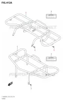 PORTE PAQUET pour Suzuki KINGQUAD 400 2021