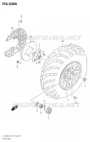 ROUE AVANT pour Suzuki KINGQUAD 400 2021