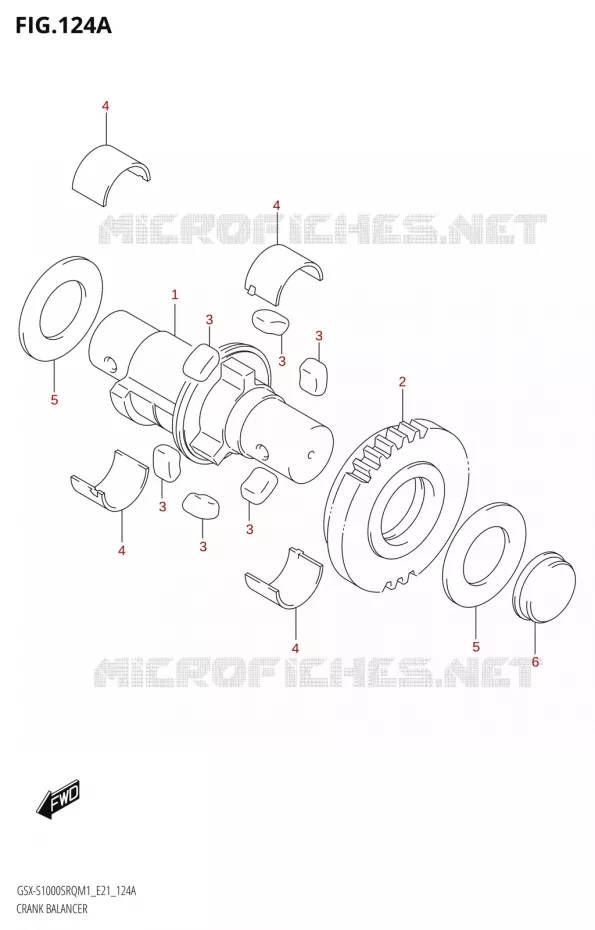 BALANCIER Suzuki MOTO 1000 KATANA 2021  GSX-S1000SRQ M1 (E21)