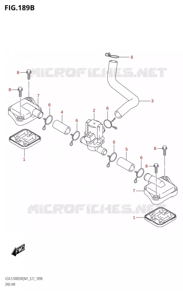 SYSTEME RECYCLAGE GAZ ECHAPPEMENT Suzuki MOTO 1000 KATANA 2021  GSX-S1000SRQ M1 (E21)