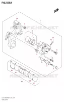 ETRIER DE FREIN ARRIERE pour Suzuki KATANA 1000 2021