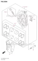 ETRIER DE FREIN AVANT pour Suzuki KATANA 1000 2021