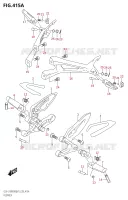 REPOSE PIEDS pour Suzuki KATANA 1000 2021