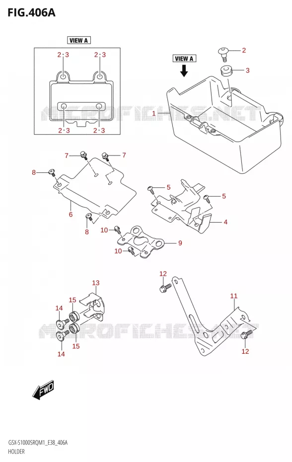 SUPPORT Suzuki MOTO 1000 KATANA 2021  GSX-S1000SRQ M1 (E38)