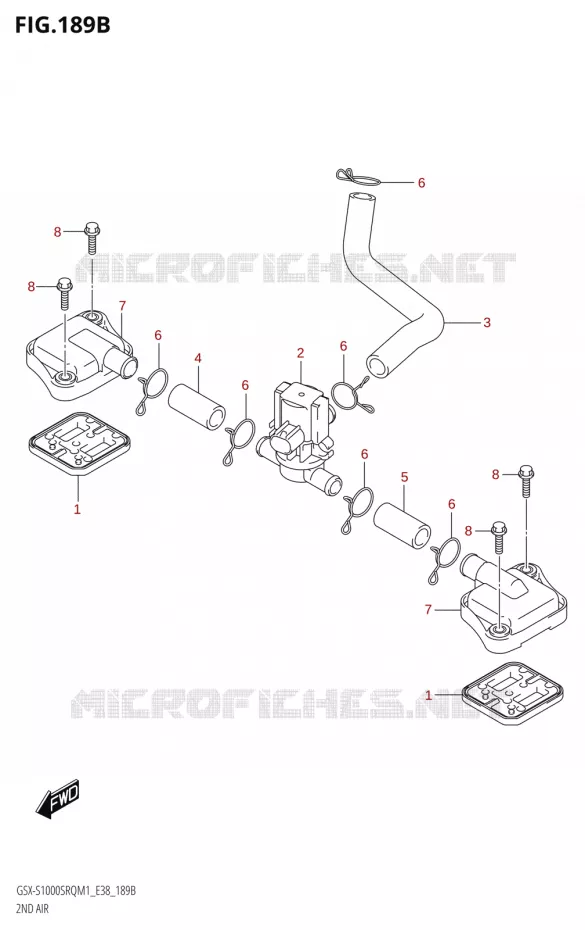 SYSTEME RECYCLAGE GAZ ECHAPPEMENT Suzuki MOTO 1000 KATANA 2021  GSX-S1000SRQ M1 (E38)