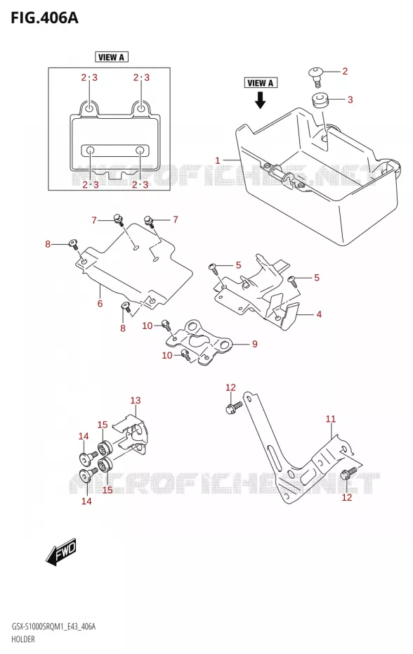 SUPPORT Suzuki MOTO 1000 KATANA 2021  GSX-S1000SRQ M1 (E43)