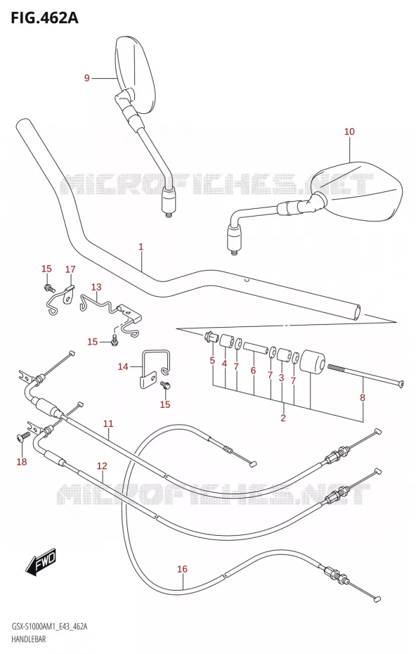 GUIDON Suzuki MOTO 1000 GSX-S 2021  GSX-S1000A M1 /​ GSX-S1000AZ M1 (E43)