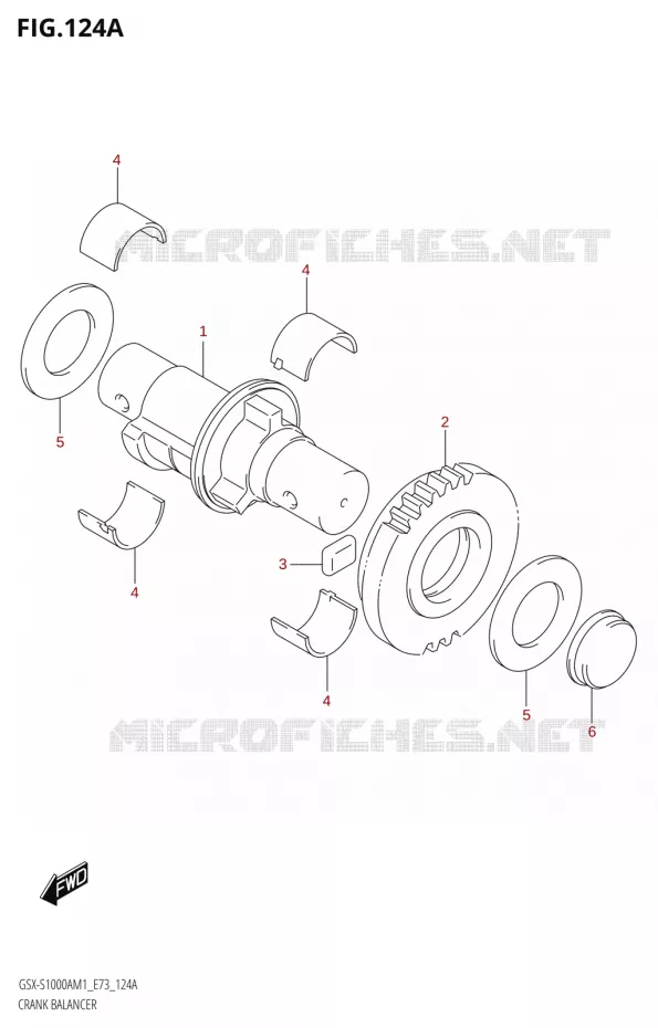 BALANCIER Suzuki MOTO 1000 GSX-S 2021  GSX-S1000A M1 /​ GSX-S1000AZ M1 (E73)