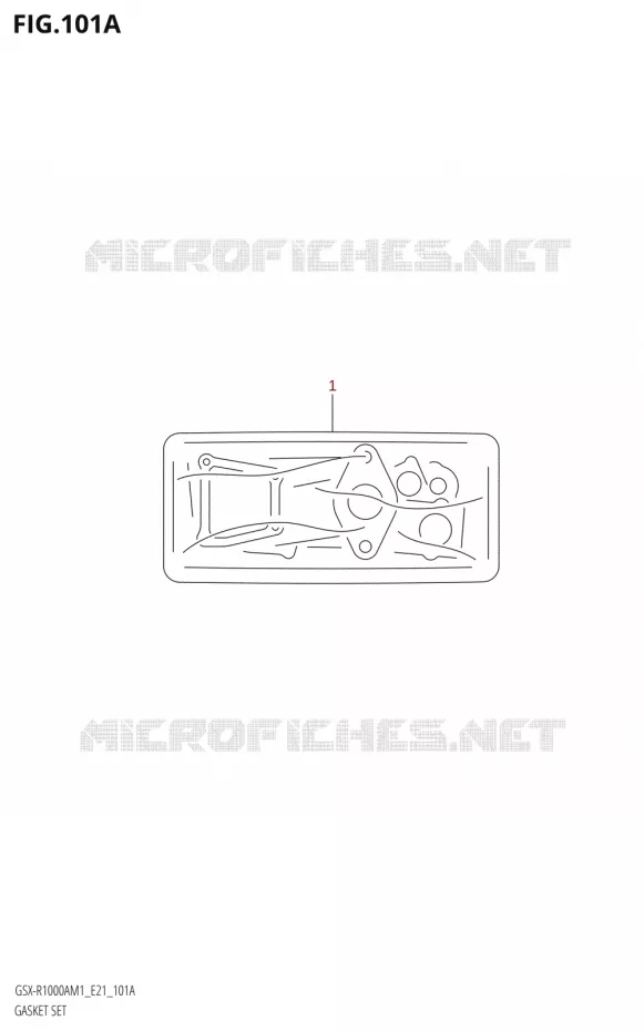POCHETTE DE JOINTS Suzuki MOTO 1000 GSX-R 2021  GSX-R1000A M1 /​ GSX-R1000ZA M1
