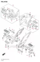 REPOSE PIEDS pour Suzuki HAYABUSA 1300 2018