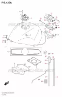 RESERVOIR D'ESSENCE:L8:E03) pour Suzuki HAYABUSA 1300 2018