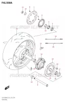 ROUE ARRIERE pour Suzuki HAYABUSA 1300 2018