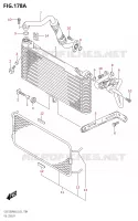 RADIATEUR D'HUILE pour Suzuki HAYABUSA 1300 2018
