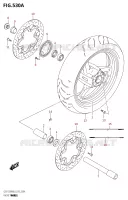 ROUE AVANT pour Suzuki HAYABUSA 1300 2018