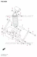 BIELLETTE DE SUSPENSION ARRIERE pour Suzuki HAYABUSA 1300 2022