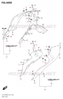 CARENAGES (GSX1300RRQZ:E19) pour Suzuki HAYABUSA 1300 2022