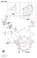CARTER INFERIEUR   POMPE A HUILE pour Suzuki HAYABUSA 1300 2022