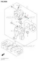 ETRIER DE FREIN ARRIERE pour Suzuki HAYABUSA 1300 2022