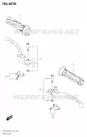 LEVIERS   POIGNEES pour Suzuki HAYABUSA 1300 2022