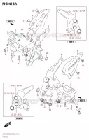 REPOSE PIEDS pour Suzuki HAYABUSA 1300 2022