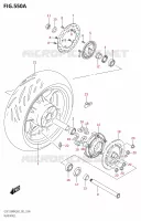 ROUE ARRIERE pour Suzuki HAYABUSA 1300 2022