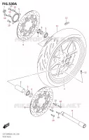 ROUE AVANT pour Suzuki HAYABUSA 1300 2022