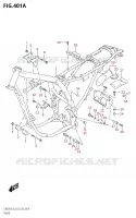 CADRE (DR650SE:L8:E03) pour Suzuki DR 650 2018