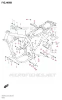 CADRE (DR650SE:L8:E28) pour Suzuki DR 650 2018